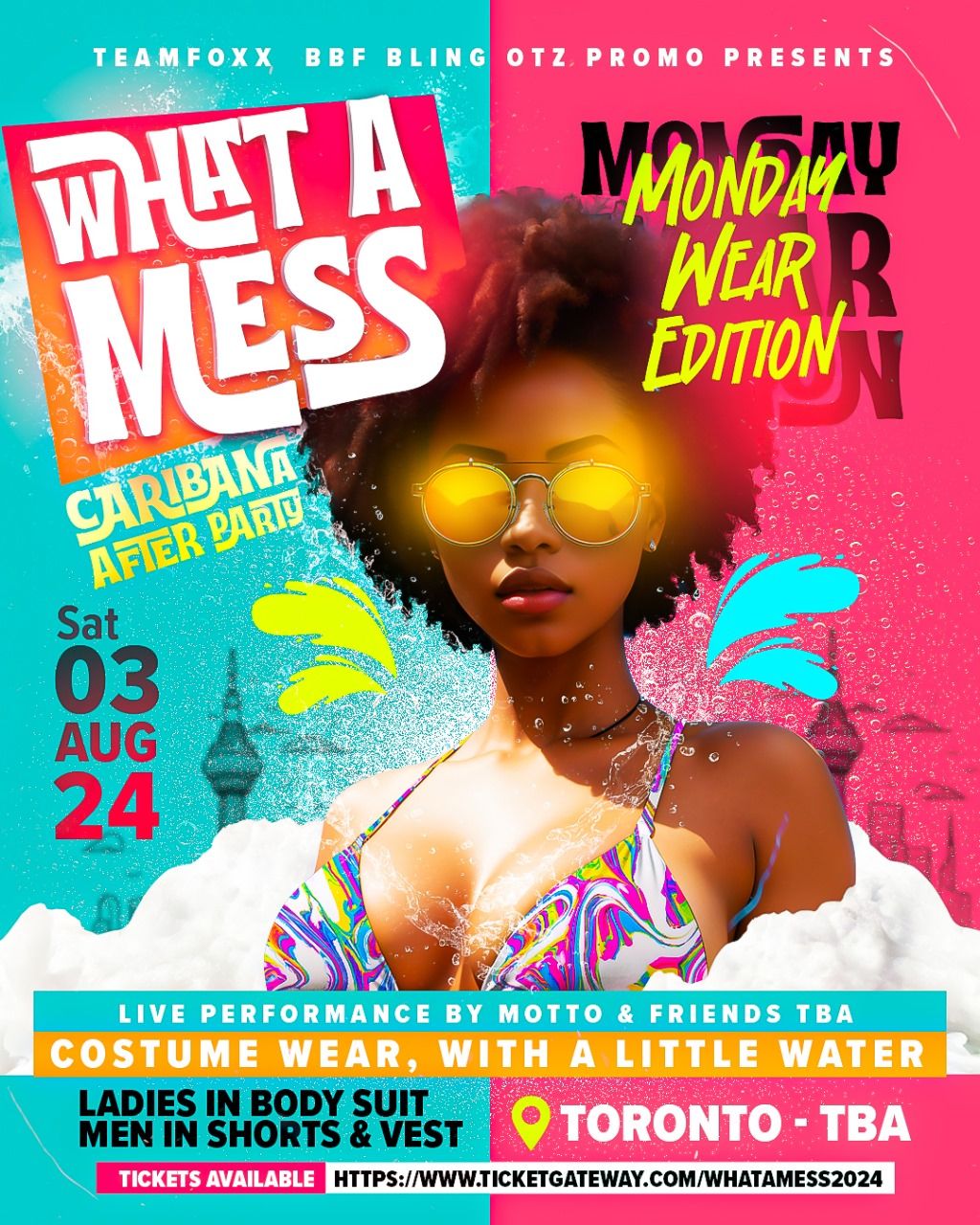 What A Mess Costume Wear Edition - Aug 3 2024 (Official Caribana After Party)