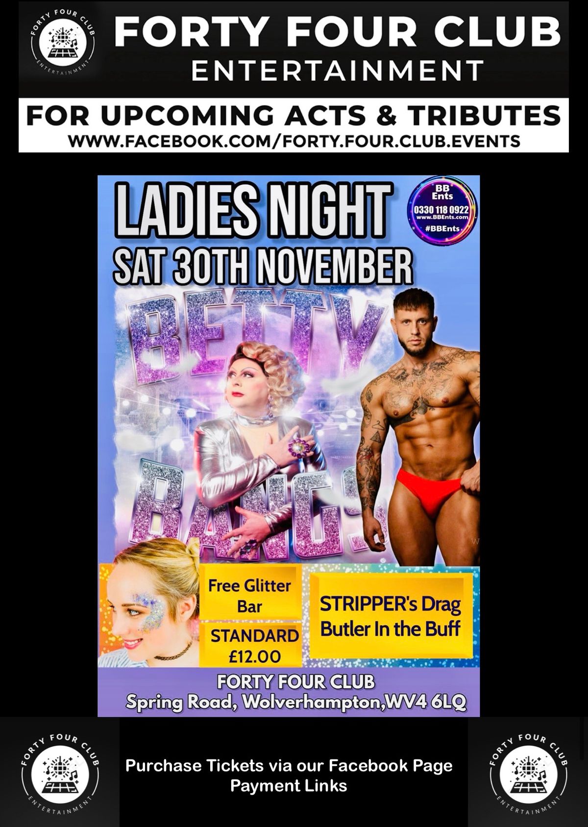 Ladies Night - Hosted by Betty Bangs