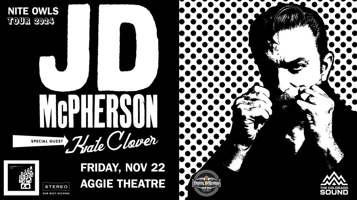 JD McPherson w\/ Kate Clover | Aggie Theatre | Presented by 105.5 The Colorado Sound & Driver 8