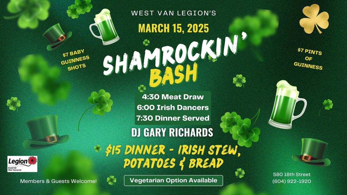 Shamrockin' Bash @ The West Van Legion