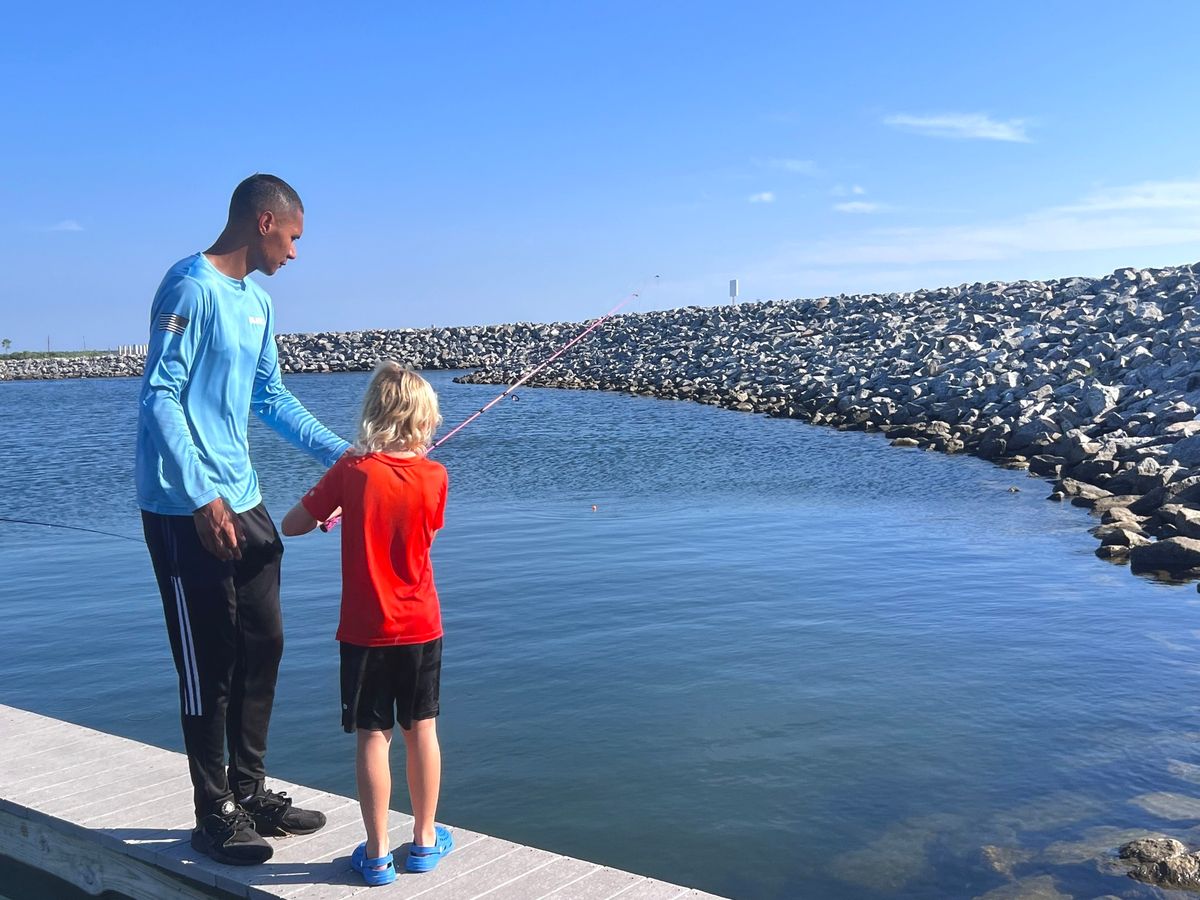 Kids Fishing at St Andrews Marina