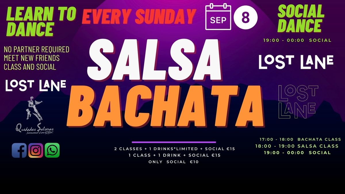 SALSA & BACHATA & KIZOMBA - CLASSES & PARTY SBK - DUBLIN