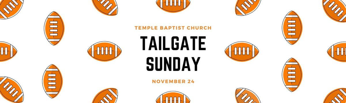 Tailgate Sunday