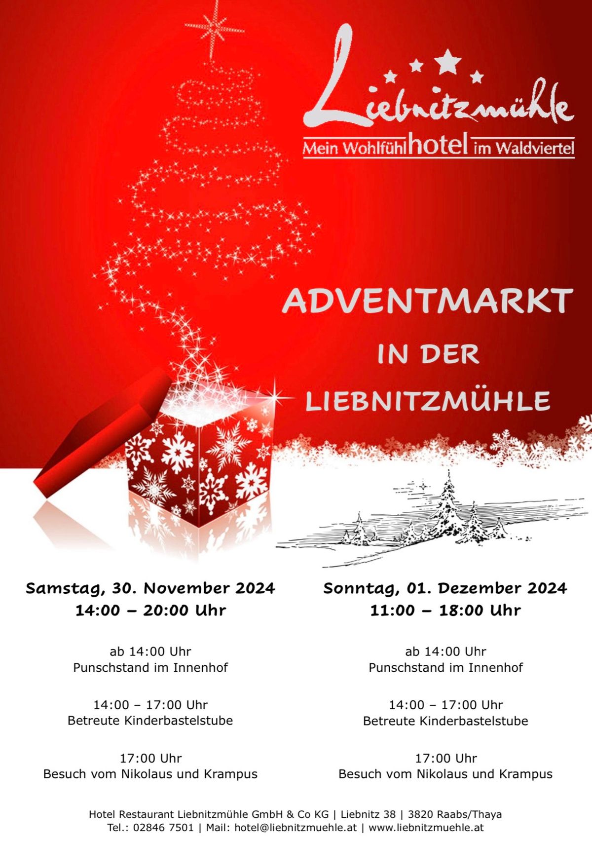 Adventmarkt in der Liebnitzm\u00fchle 