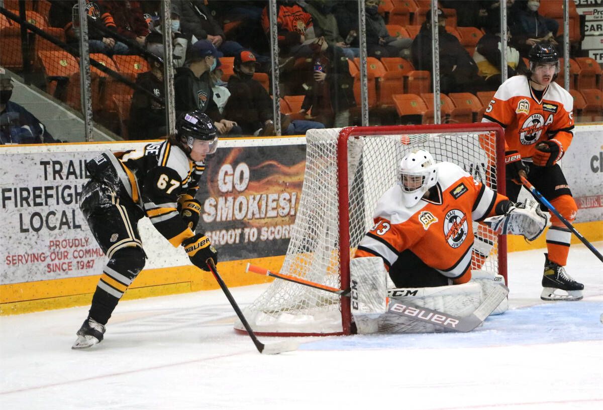 Trail Smoke Eaters at Victoria Grizzlies