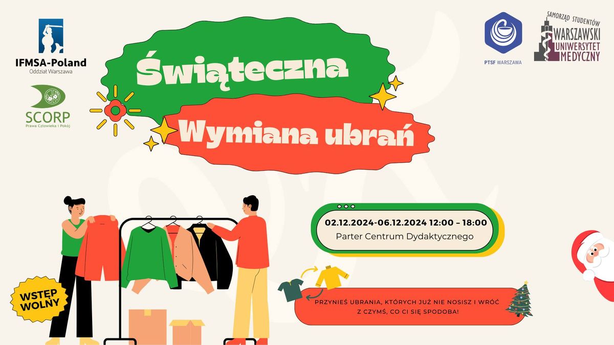 Second-Hand Christmas Market na Warszawskim Uniwersytecie Medycznym!