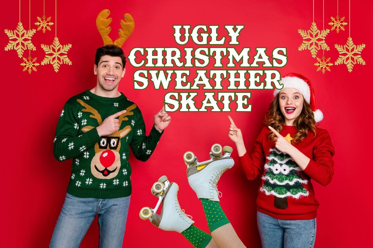 Ugly Christmas sweater Skate at Skateland