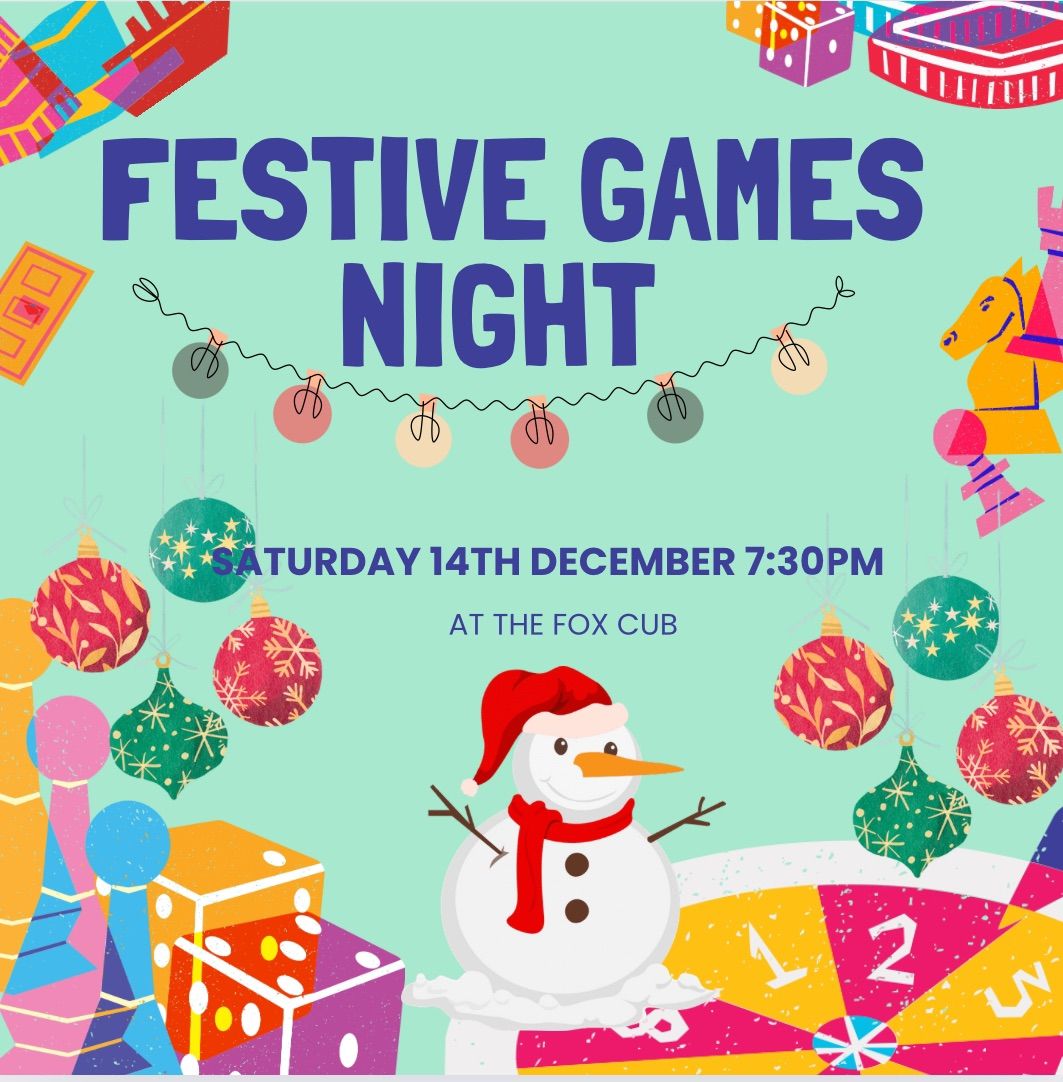 Festive Games Night \ud83c\udfb1\ud83c\udfaf\u2728