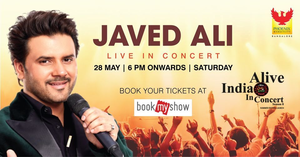 Alive India In Concert with Javed Ali LIVE at Phoenix Marketcity Bangalore.