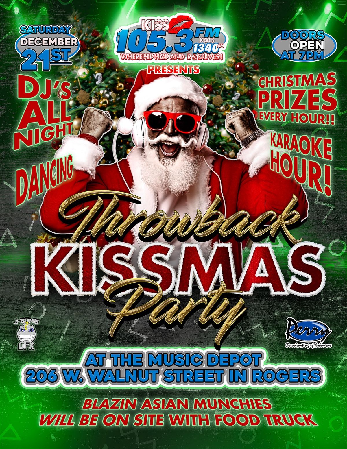 Throwback "KISSmas" Party