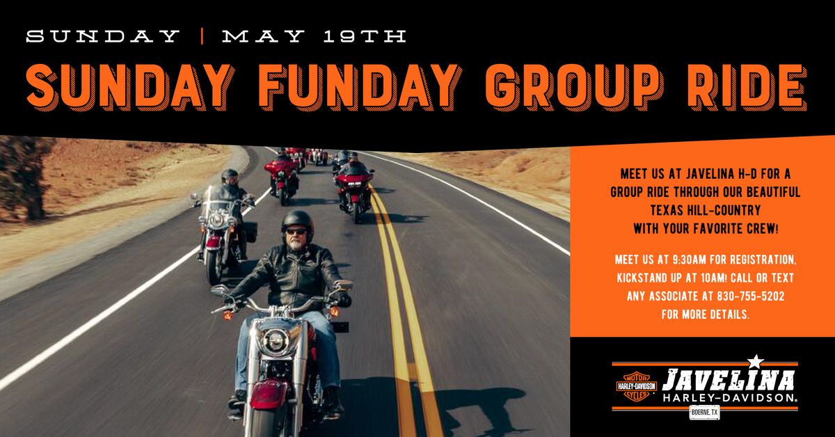 Sunday Funday Group Ride