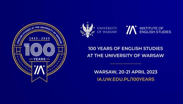 100 years of English Studies at the University of Warsaw