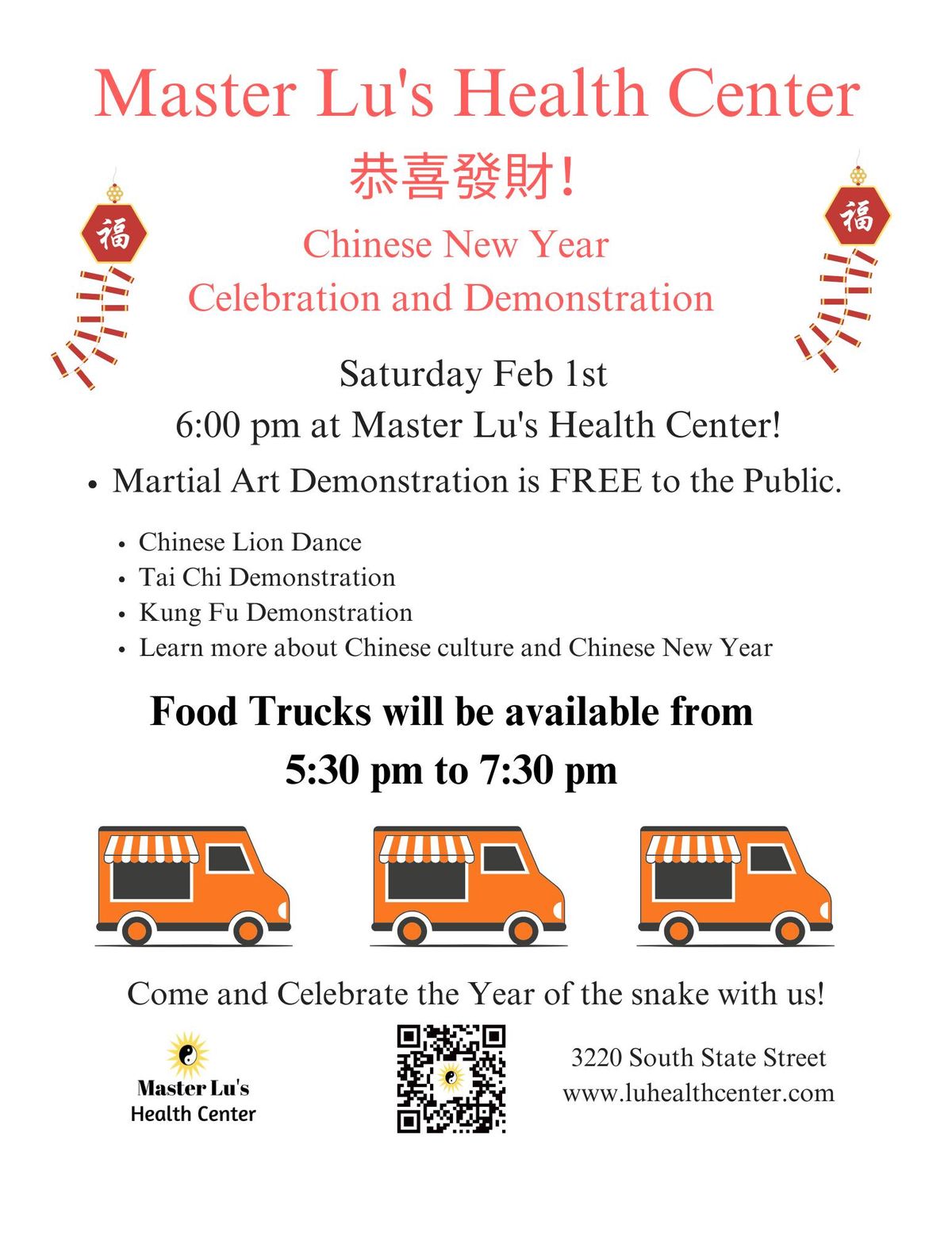 Chinese New Year Celebration and Demonstration