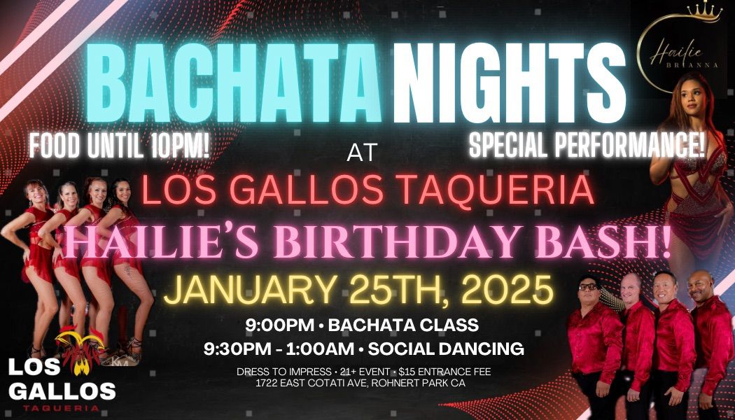 BACHATA NIGHT @ LOS GALLOS TAQUERIA!