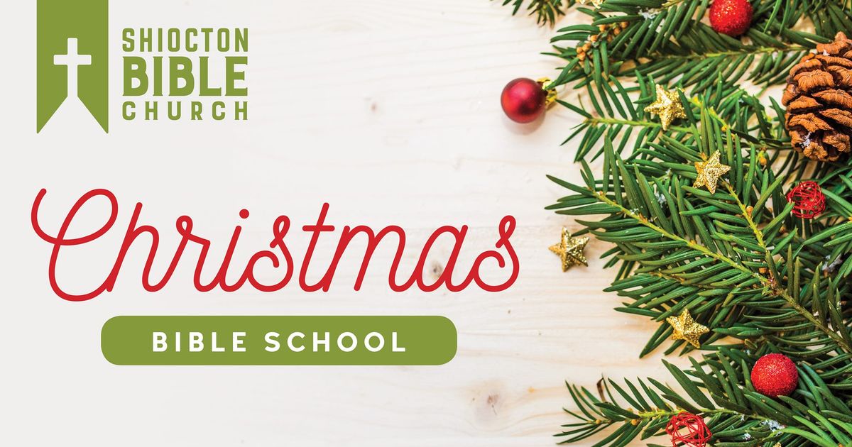 Christmas Bible School