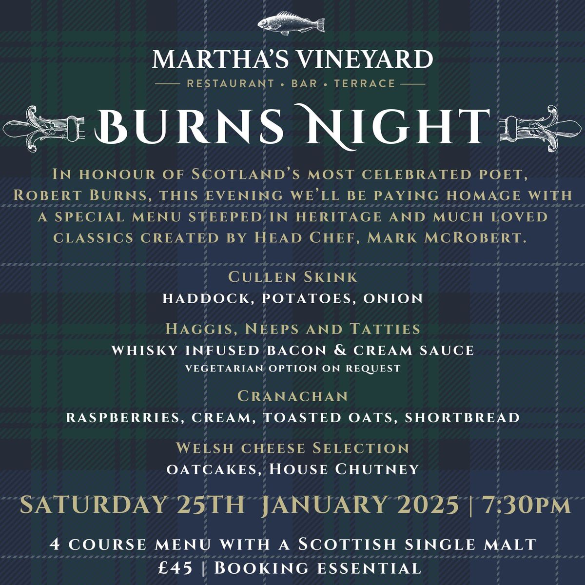 Burns Night Supper