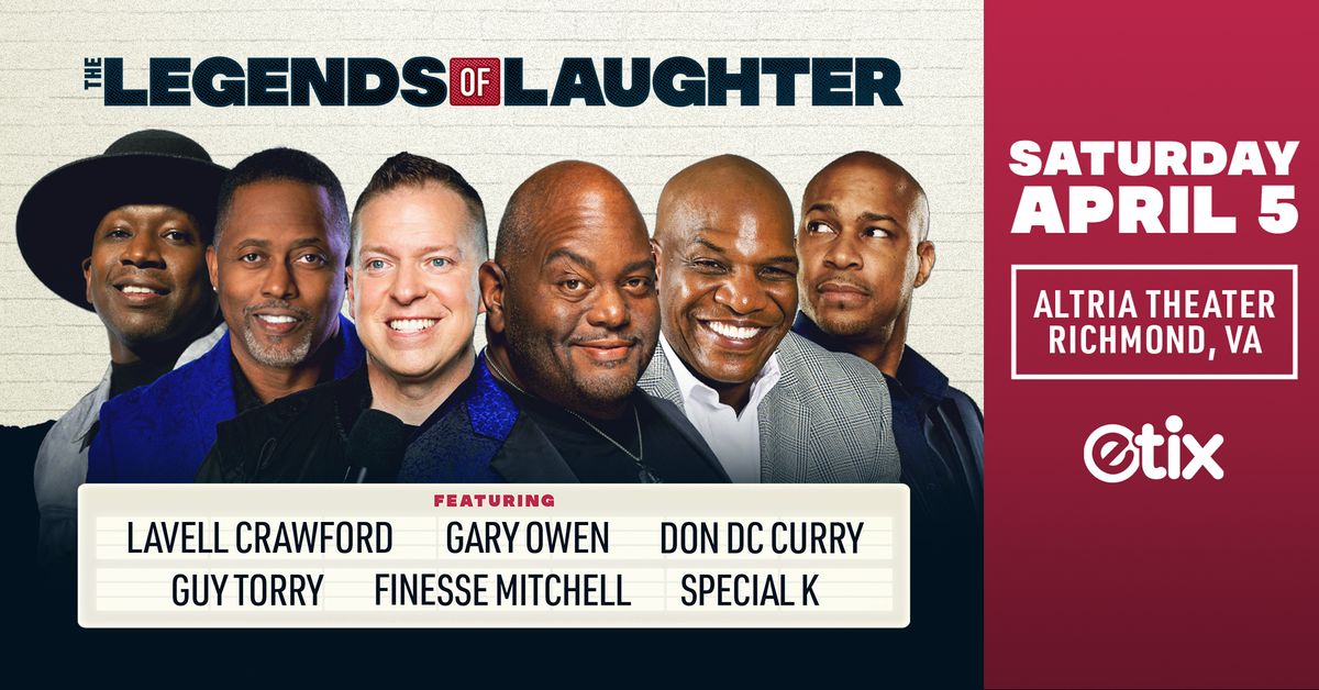 Legends of Laughter 2025 Featuring Lavell Crawford, Gary Owen, Don DC Curry, Guy Torry, Finesse Mitc