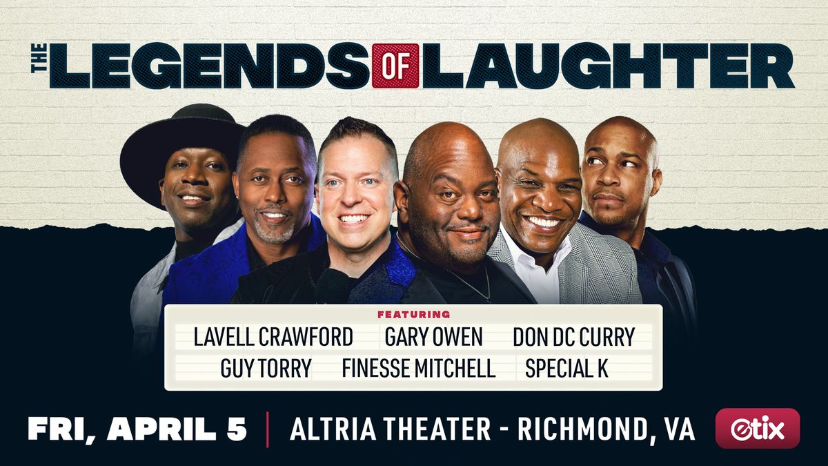 Legends of Laughter 2025 Featuring Lavell Crawford, Gary Owen, Don DC Curry, Guy Torry, Finesse Mitc