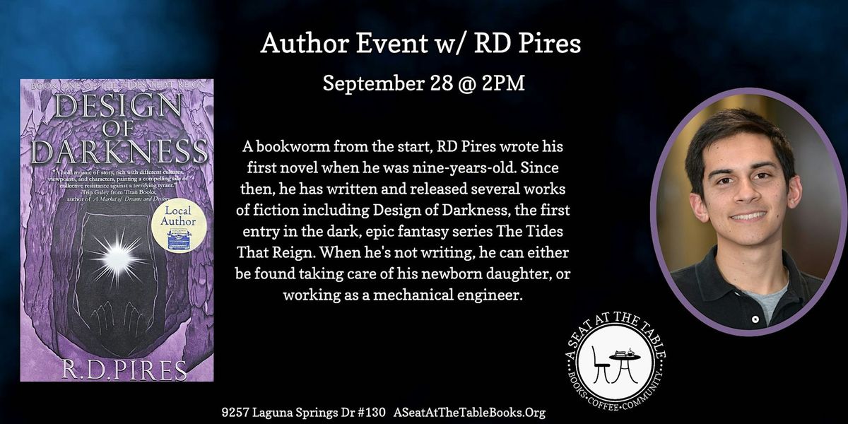 Author Event: Design of Darkness by RD Pires