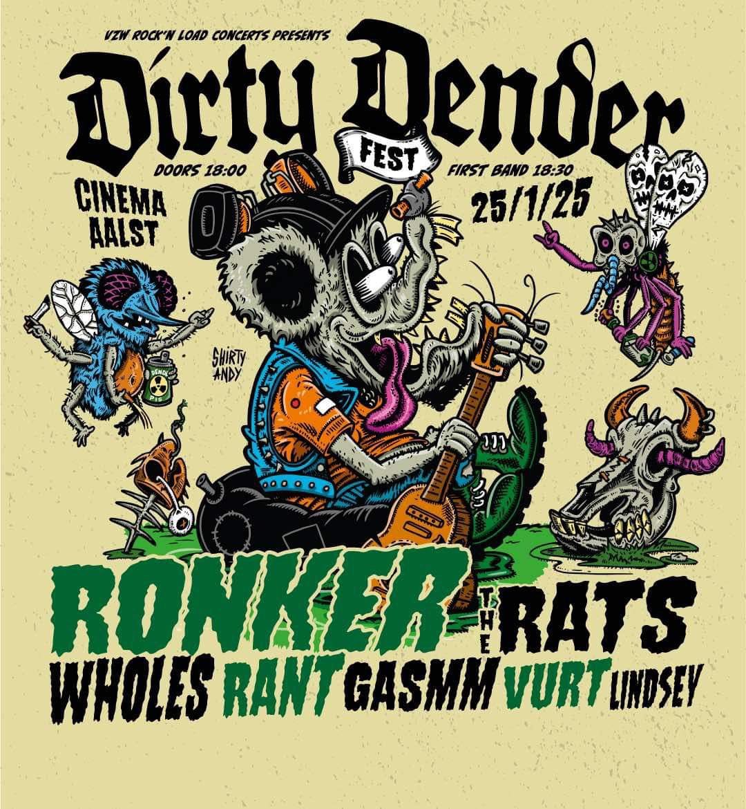 DIRTY DENDER FEST w\/ RONKER & much more \/\/ Cinema, Aalst