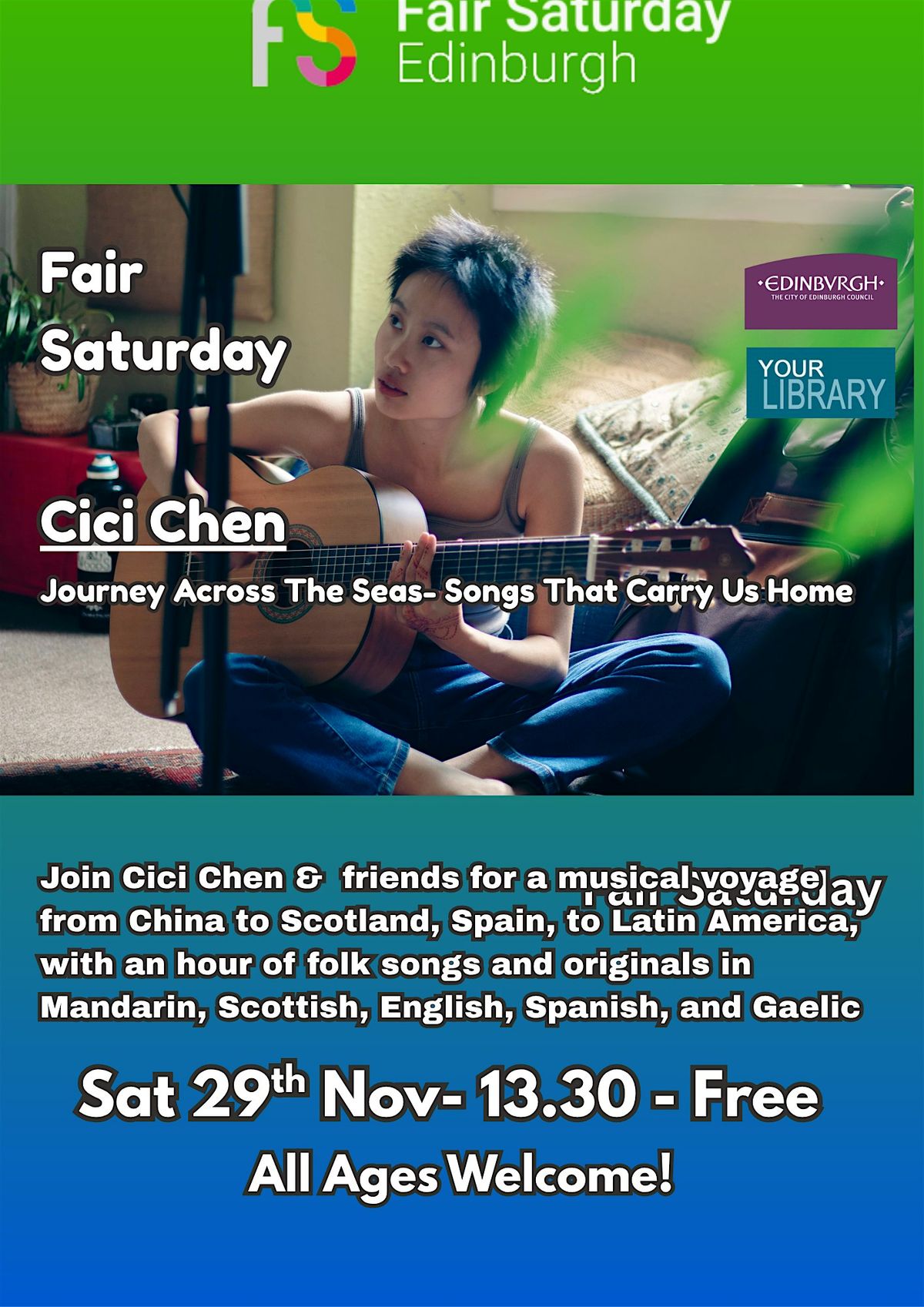 Fair Saturday- Cici Chen & Friends Matinee  Performance