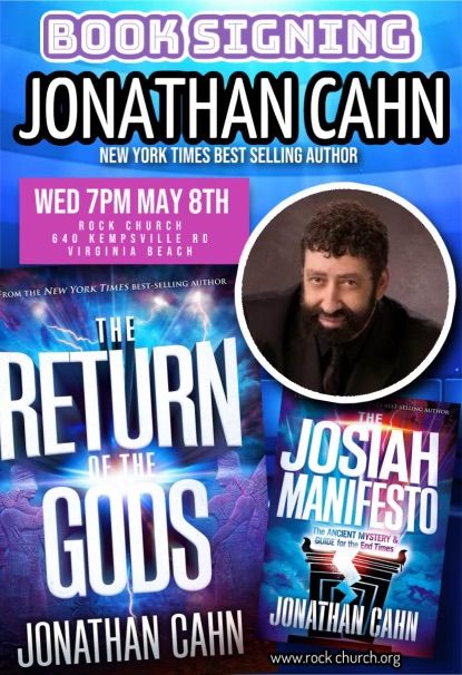 Join Rock Church International for a unique book signing event with Jonathan Cahn
