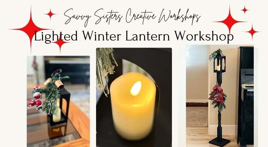 Lighted Winter Lantern