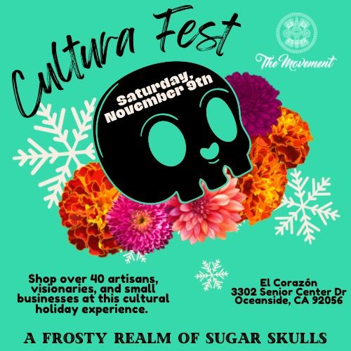 Cultura Fest Oceanside - A Frosty Realm of Sugar Skulls