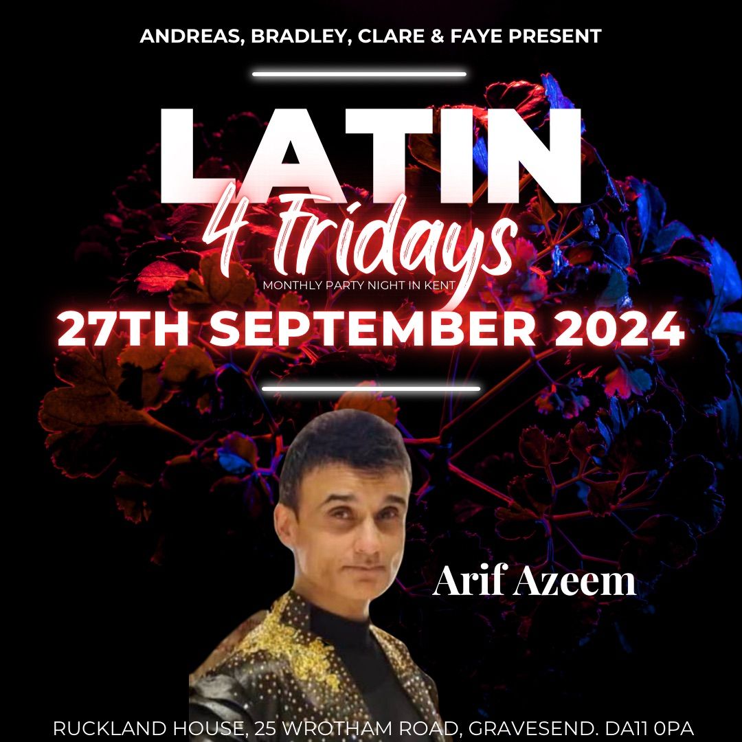 \u2b50\ufe0fLATIN4Fridays SEPTEMBER Party Night\u2b50\ufe0f