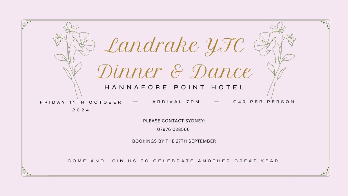 Landrake Dinner & Dance 2024