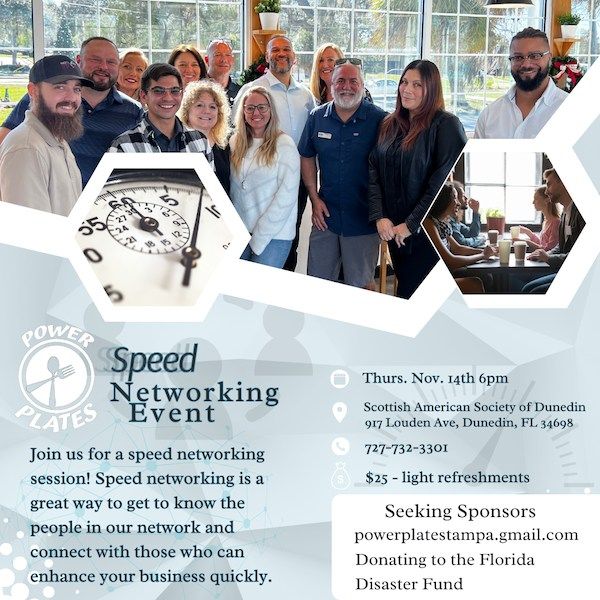 Power Plates: Speed Networking Event