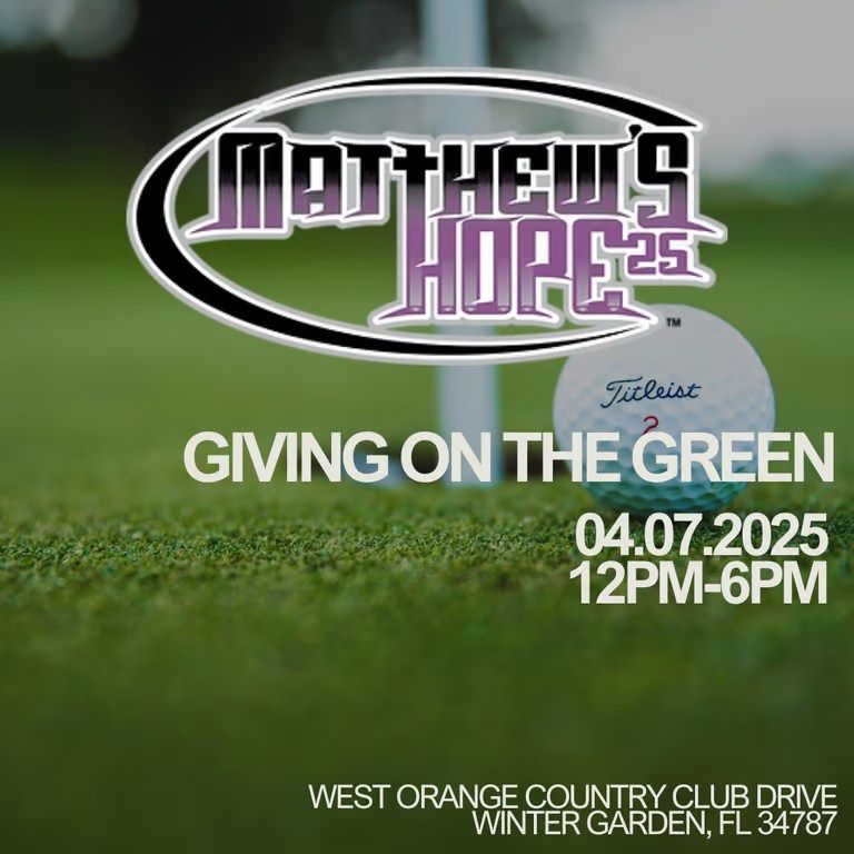 6th Annual Giving on the Green