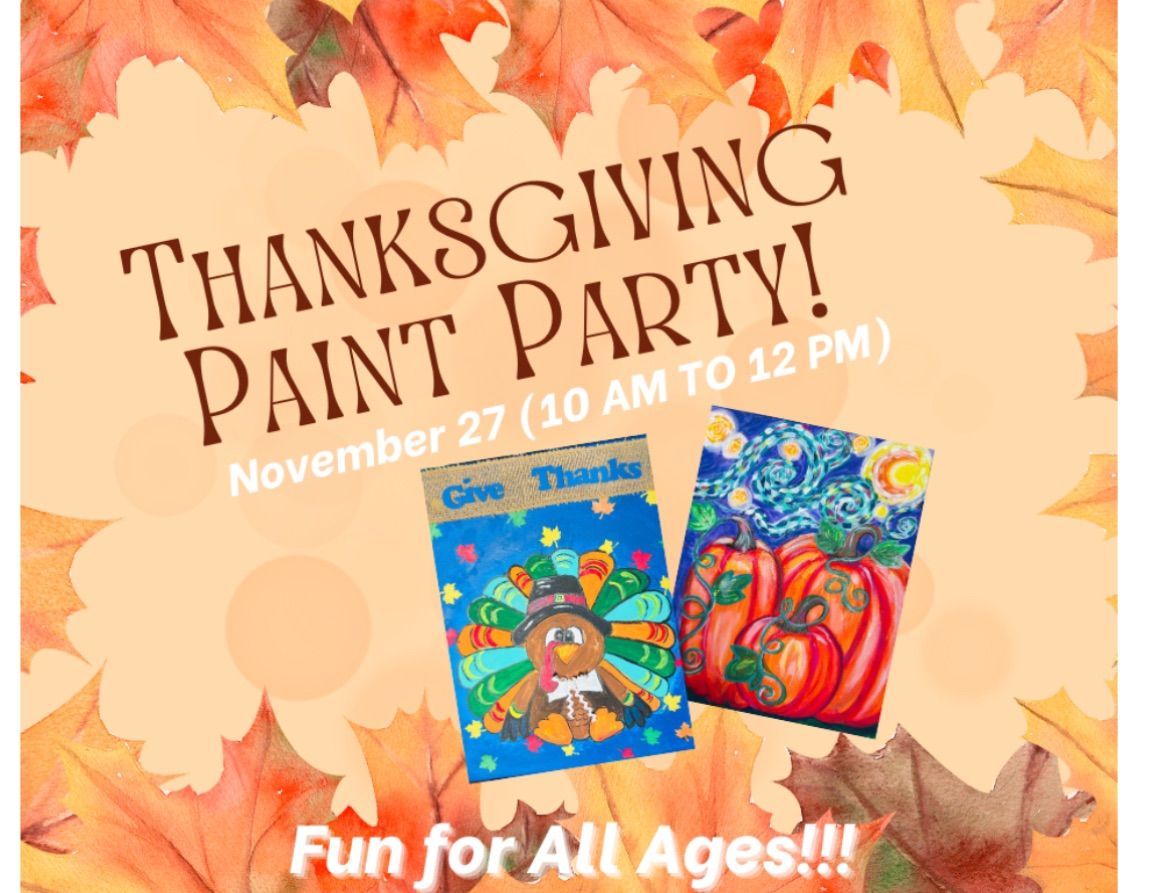 Thanksgiving Paint Party