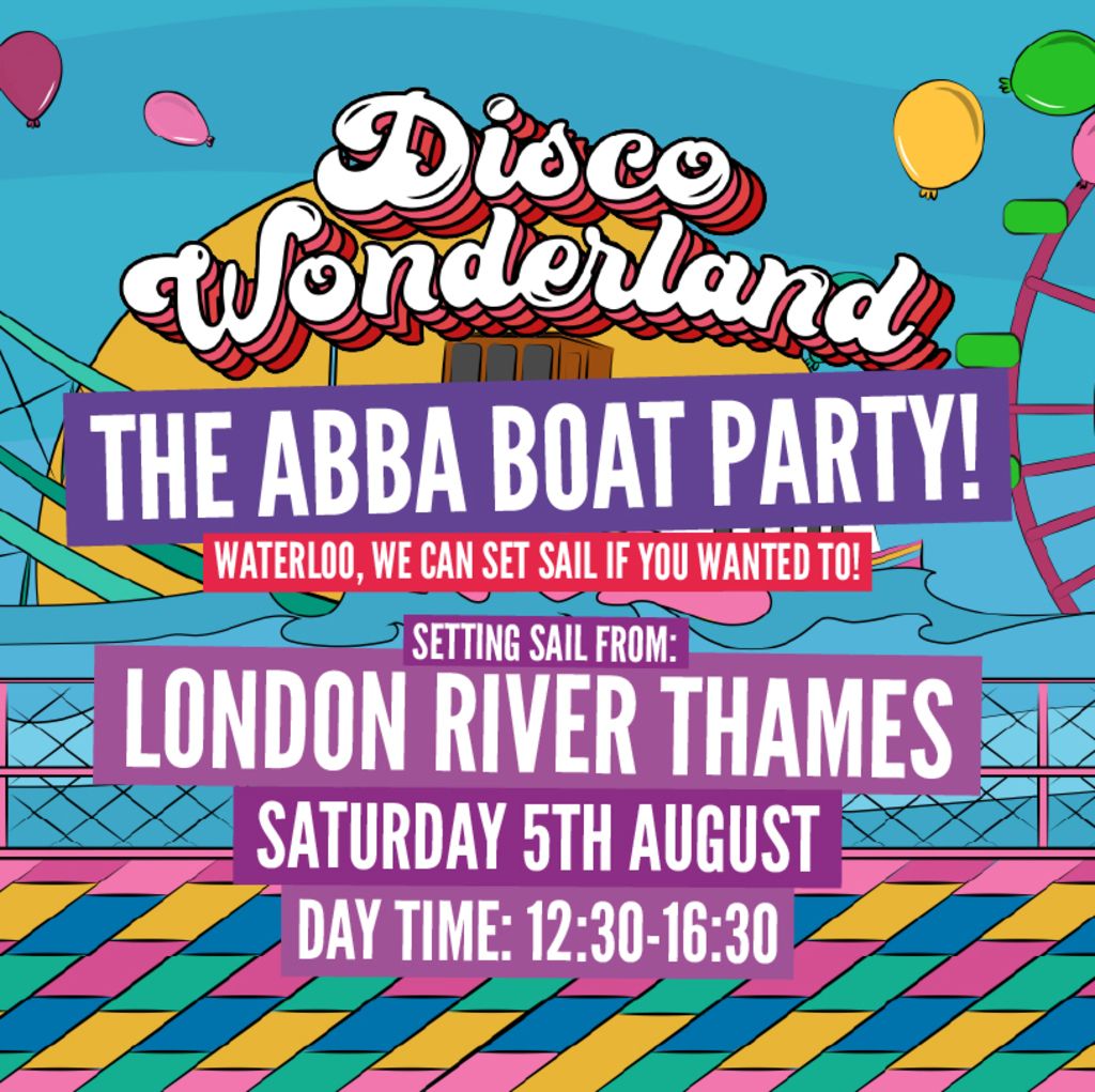 the abba boat party london - 5th August