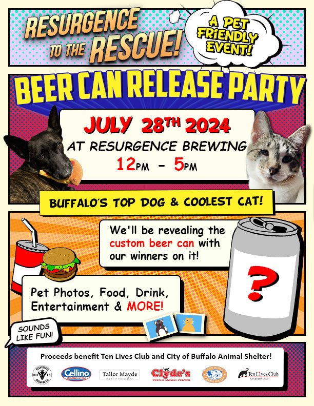 Resurgence to the Rescue Beer Can Release Party