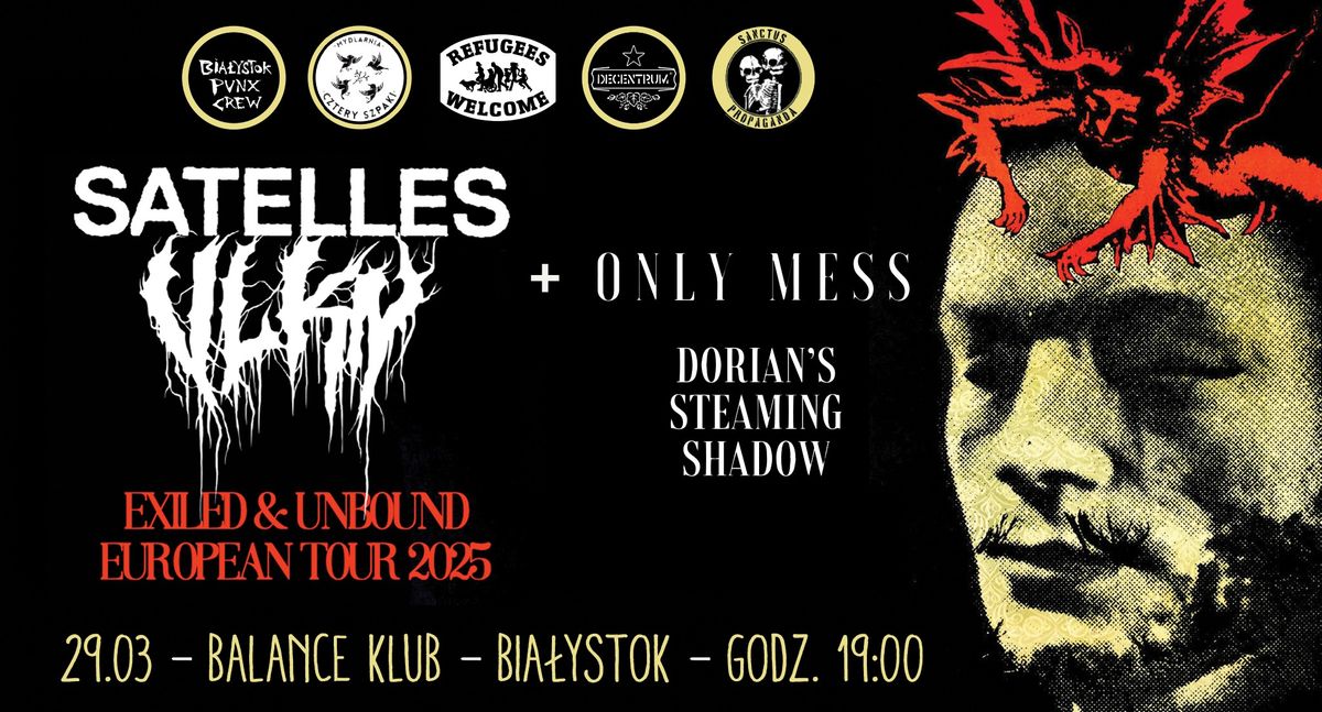 SATELLES + VLKN + ONLY MESS + DORIAN'S STEAMING SHADOW \/\/ HC PUNK GIG