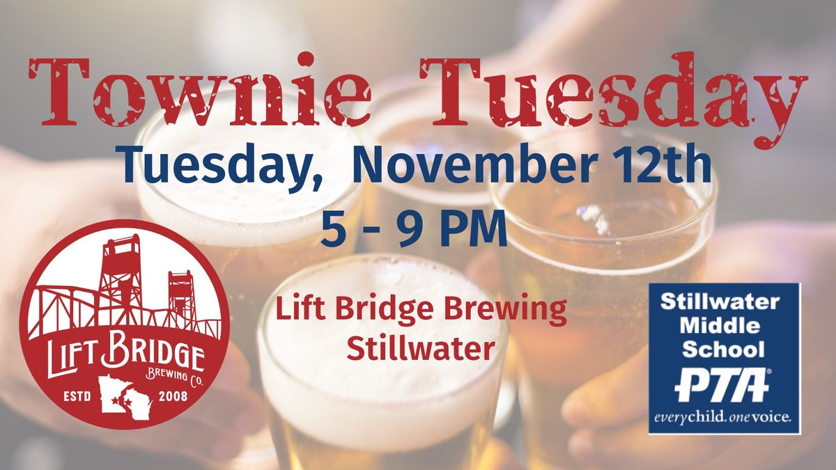 SMS PTA Townie Tuesday at Lift Bridge Brewing Co