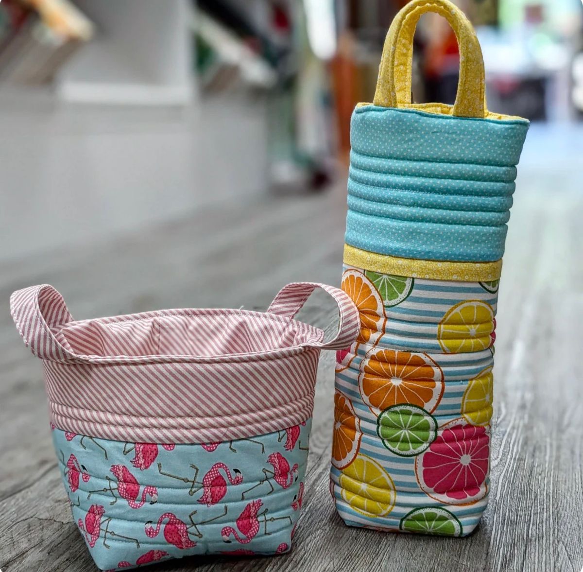 Make and Take Basket and Wine Tote Class with Kristene