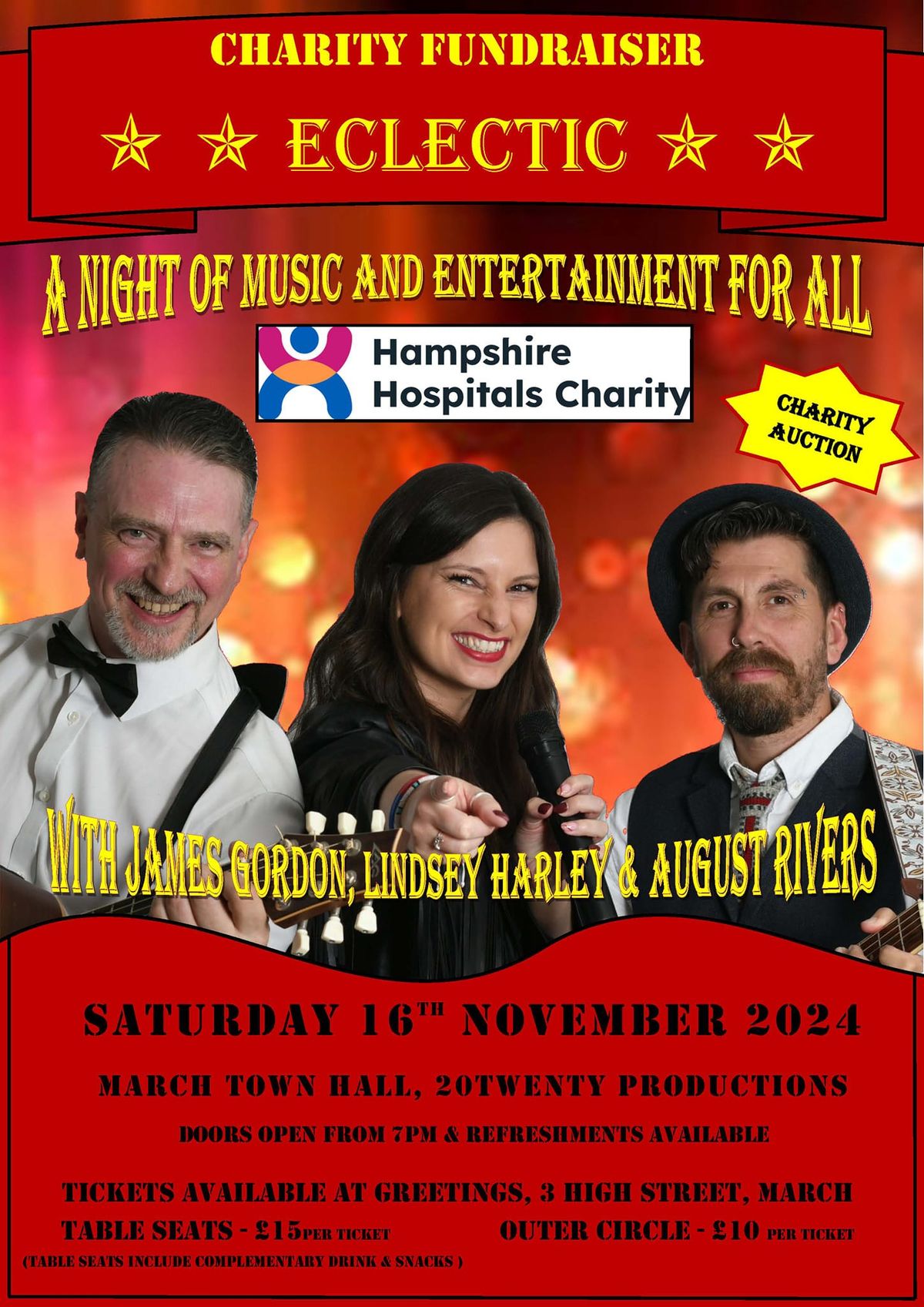 Eclectic charity fundraiser 