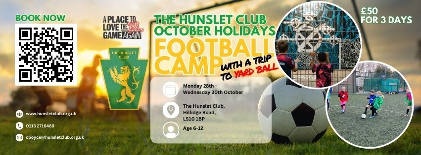 The October School Holidays Football Camp