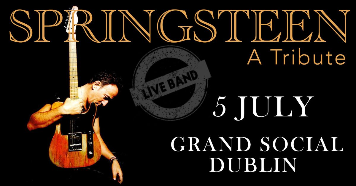 Springsteen - A Tribute live @ Grand Social Dublin