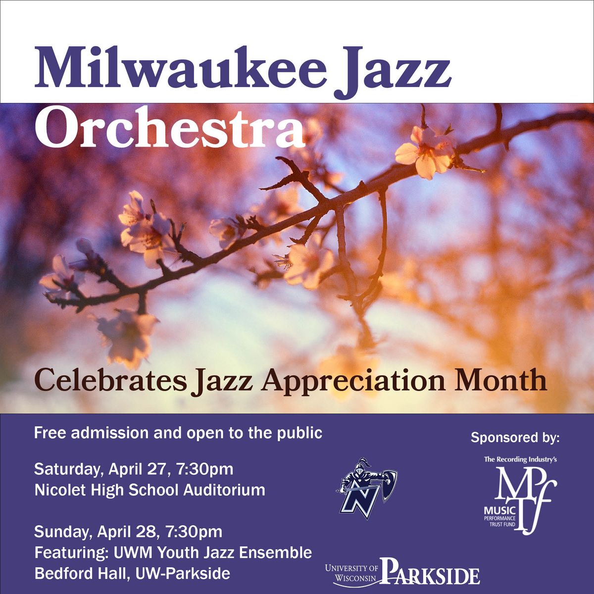 MJO Celebrates Jazz Appreciation Month at Nicolet High School