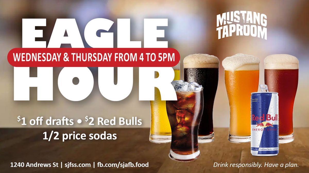 Mustang Taproom Eagle Hour (Base Access Only)