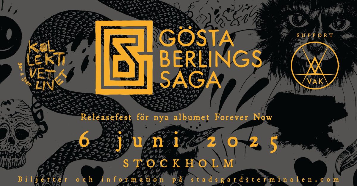 G\u00f6sta Berlings Saga, Releasefest |  Live p\u00e5 Kollektivet Livet