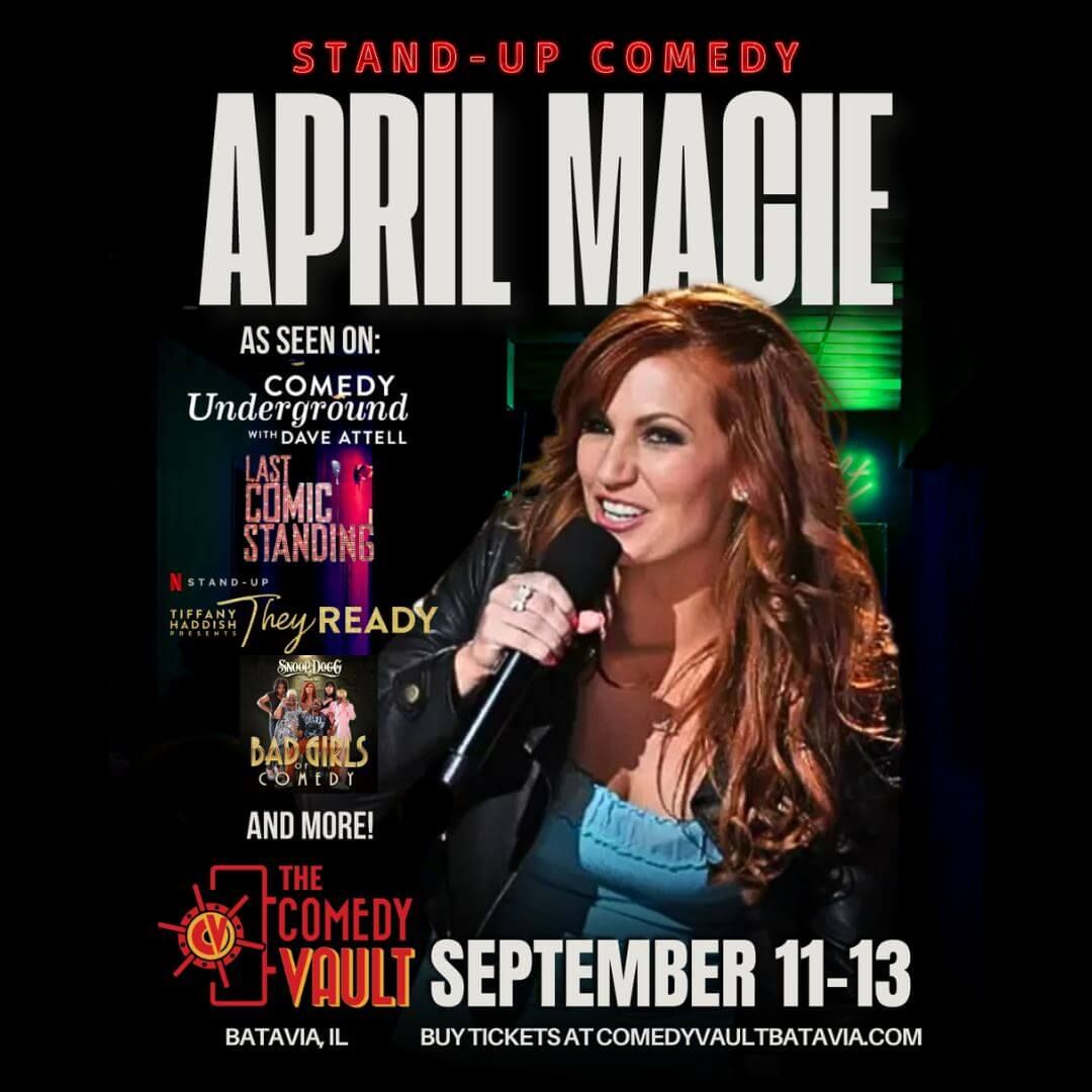 April Macie at Hyenas Comedy Night Club - Dallas