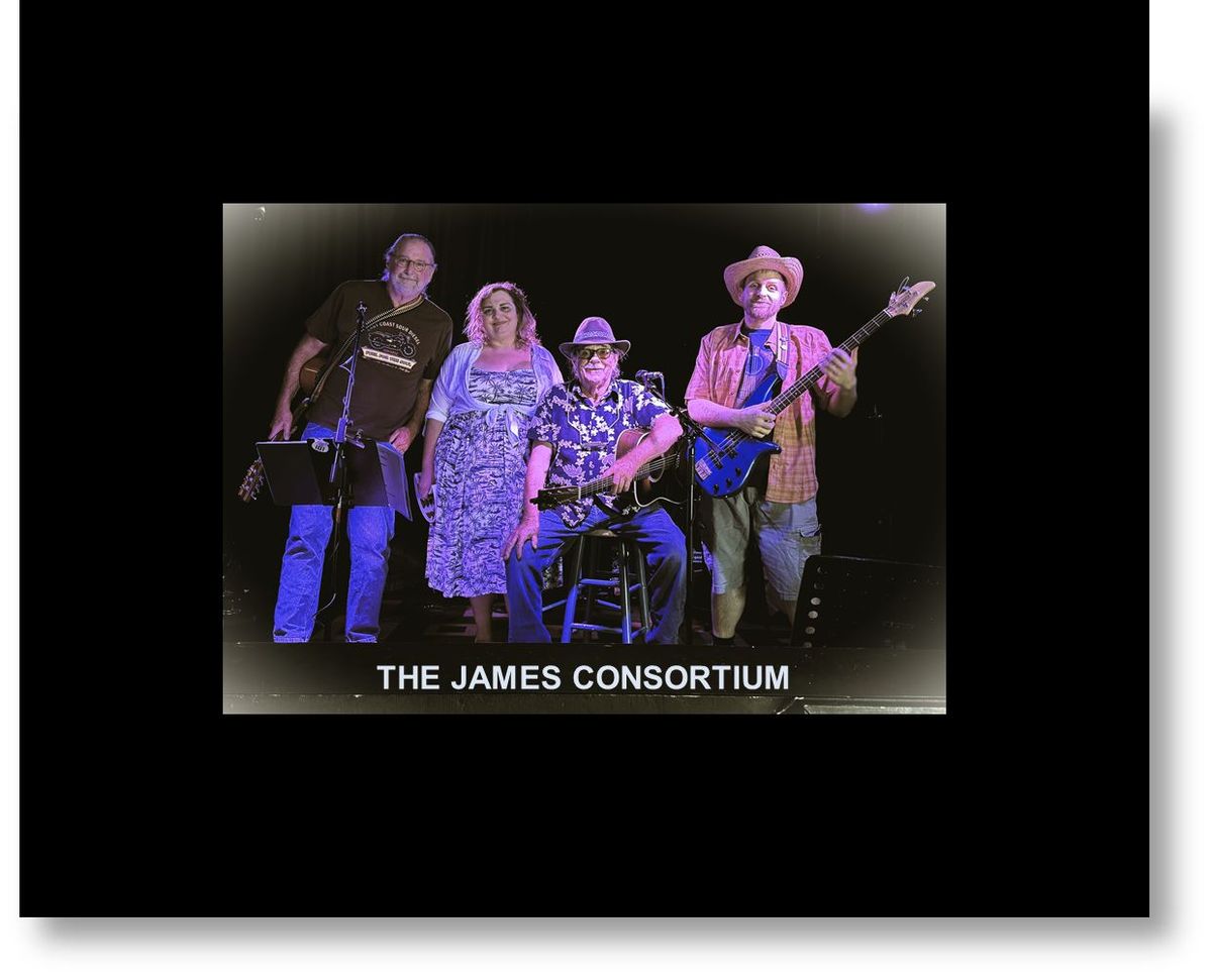 The James Consortium as Featured Artist at Dos Mariposas Vineyards SOSA open mic in Medford, Oregon