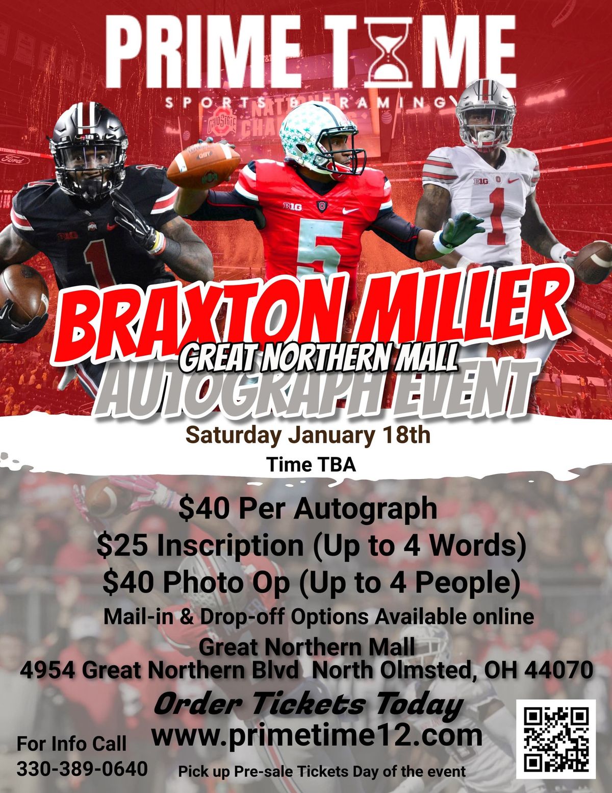 Braxton Miller at the Buckeyes National Champions Autograph Signing Event