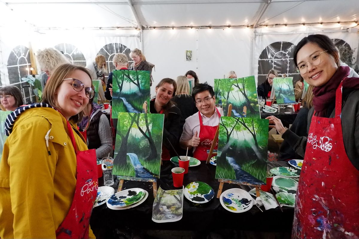 Join Brush Party to paint 'Woodland Oasis' in High Wycombe 