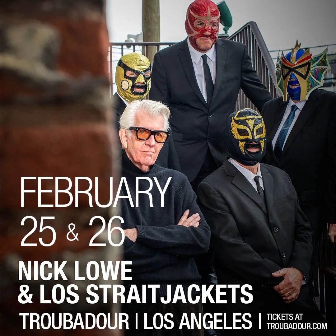 Nick Lowe & Los Straitjackets at Troubadour