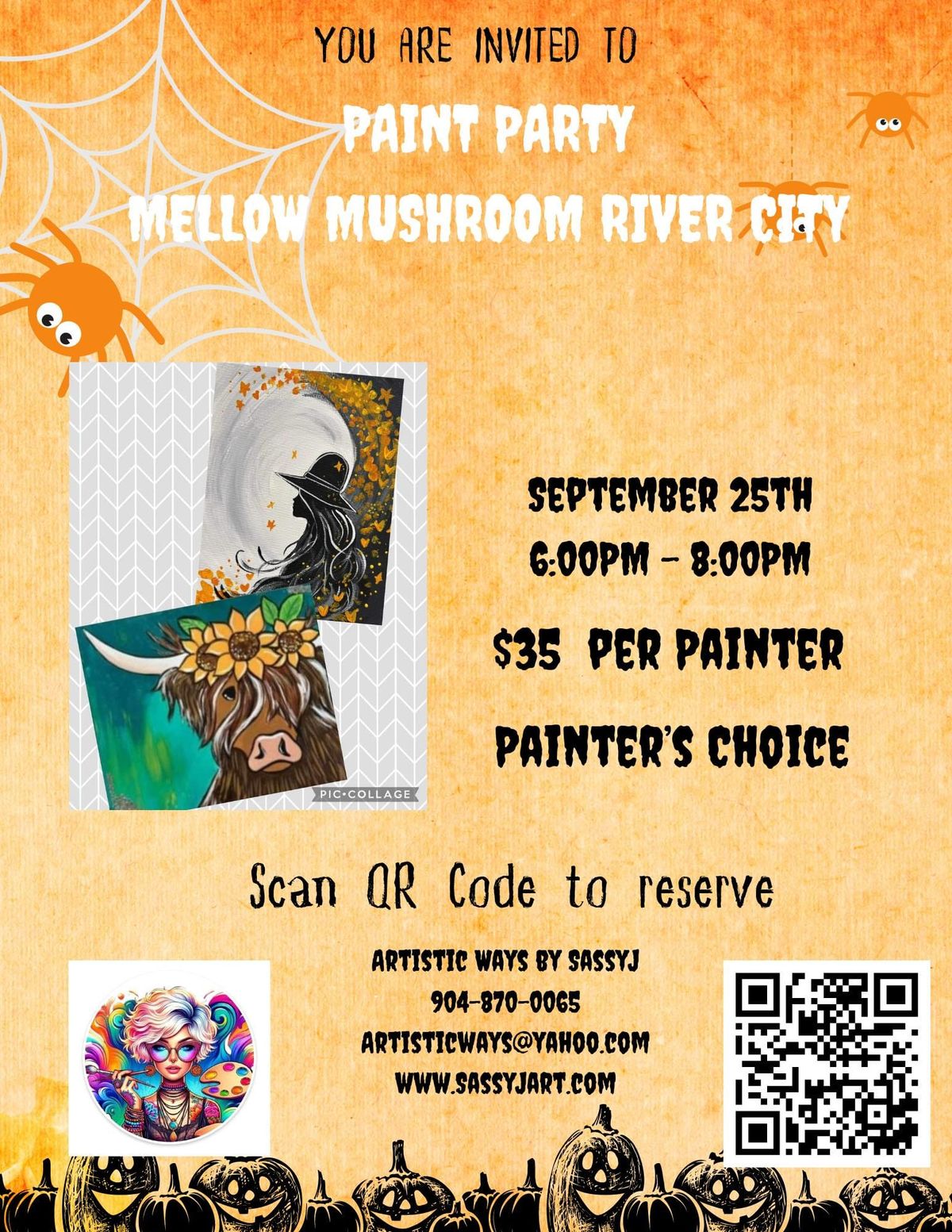 Mellow Mushroom River City,  Sept. 25th, Painter\u2019s Choice 